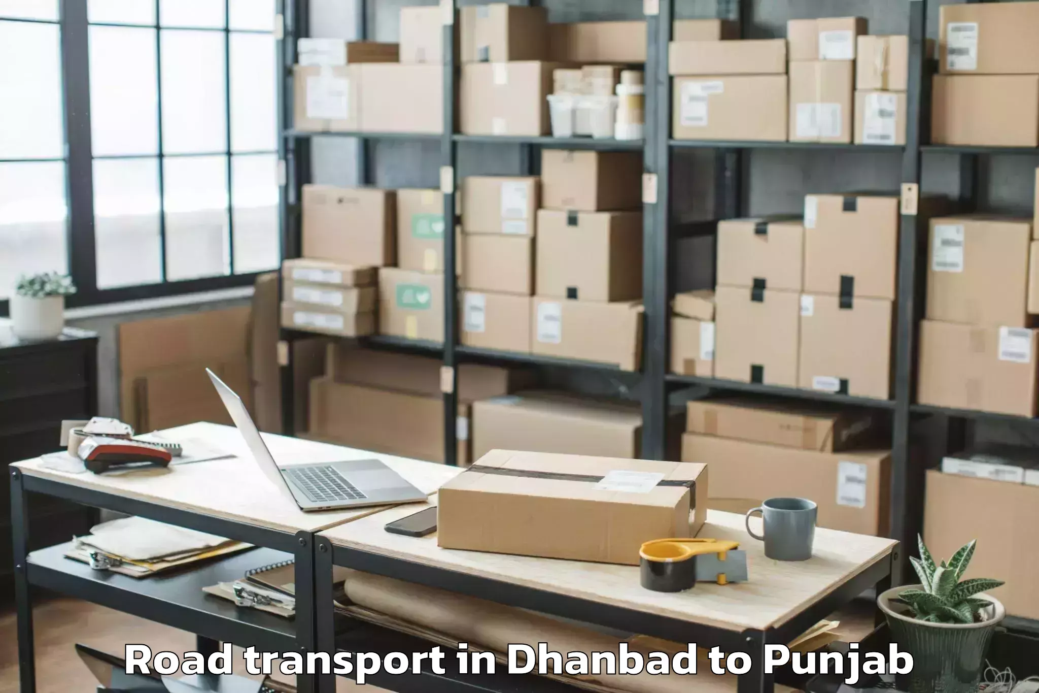 Book Dhanbad to Nurpur Kalan Road Transport